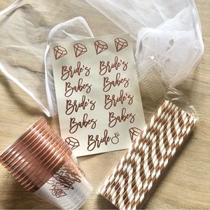 Team Bride Bridesmaid Gift Party Decor